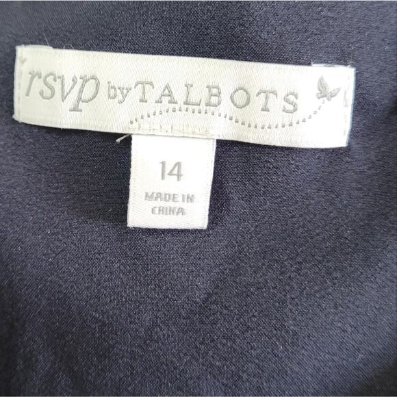 TALBOTS RSVP SCALLOP JACQUARD SHEATH DRESS - Picture 6 of 7